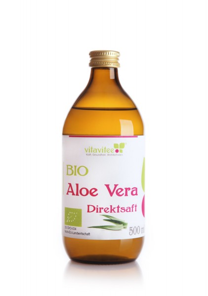 Bio Aloe Vera Direktsaft 0,5 Liter - Schönheit von Innen